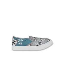 Pantaloons Junior Grey & Blue Casual Slip-Ons-picture-29