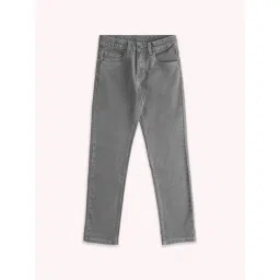 Pantaloons Junior Grey Cotton Regular Fit Jeans-picture-17