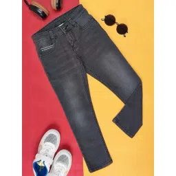 Pantaloons Junior Grey Cotton Regular Fit Jeans-picture-33
