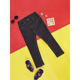 Pantaloons Junior Grey Cotton Regular Fit Jeans-picture-19