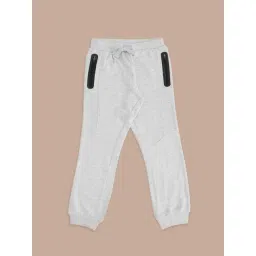 Pantaloons Junior Grey Cotton Regular Fit Trackpants-picture-29