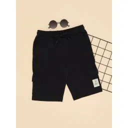 Pantaloons Junior Jet Black Black Shorts-picture-17