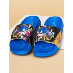 Pantaloons Junior Kids Blue Slides-picture-43