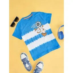 Pantaloons Junior Kids Diva Blue Cotton Printed T-Shirt-picture-33