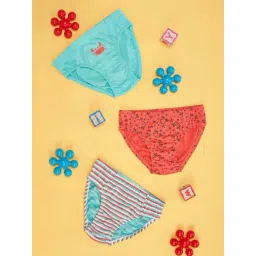 Pantaloons Junior Kids Multicolor Cotton Printed Brief (Pack of 3)-picture-29