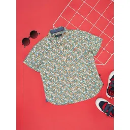 Pantaloons Junior Kids Multicolor Cotton Printed Shirts-picture-13