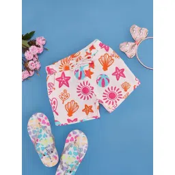 Pantaloons Junior Kids Multicolor Cotton Printed Shorts-picture-25