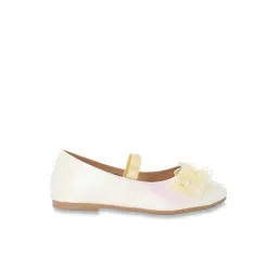 Pantaloons Junior Kids Off White Mary Jane Shoes-picture-13