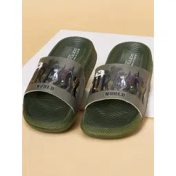 Pantaloons Junior Kids Olive Slides-picture-43