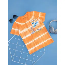 Pantaloons Junior Kids Orange Cotton Printed T-Shirt-picture-23