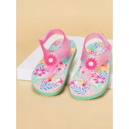 Pantaloons Junior Kids Pink Ankle Strap Sandals-picture-13