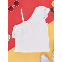 Pantaloons Junior Kids White Regular Fit Top-picture-37