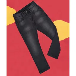Pantaloons Junior Mild Washed Jeans - Black-picture-13