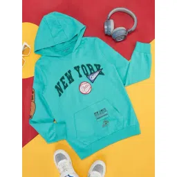 Pantaloons Junior Mint Green Cotton Printed Full Sleeves Sweatshirt-picture-24