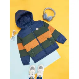 Pantaloons Junior Multicolor Striped Full Sleeves Jacket-picture-34