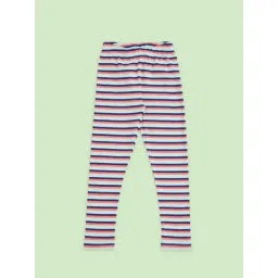 Pantaloons Junior Multicolor Striped Leggings-picture-37