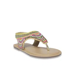 Pantaloons Junior Multicolor T-Strap Sandals image 2