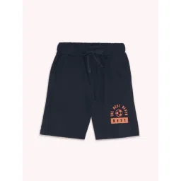 Pantaloons Junior Navy Cotton Printed Shorts-picture-30