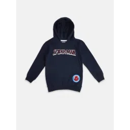 Pantaloons Junior Navy Printed Full Sleeves Sweatshirt-picture-19