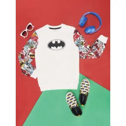 Pantaloons Junior Off-White Cotton Printed Full Sleeves Sweatshirt-picture-15