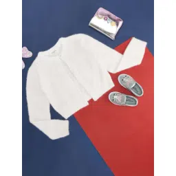 Pantaloons Junior Off-White Regular Fit Full Sleeves Shrug-picture-47