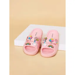 Pantaloons Junior Pink Casual Slides-picture-44