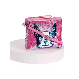 Pantaloons Junior Pink Embellished Small Cross Body Bag-picture-44