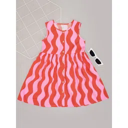 Pantaloons Junior Print A-Line Dress-picture-33