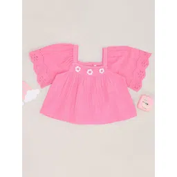 Pantaloons Junior Puff Sleeve Cotton Top-picture-18