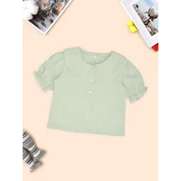Pantaloons Junior Puff Sleeve Cotton Top-picture-56