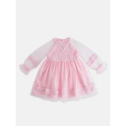 Pantaloons Junior Puff Sleeves A-Line Dress-picture-16