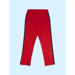 Pantaloons Junior Red Cotton Printed Trackpants image 2