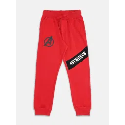 Pantaloons Junior Red Printed Trackpants image 1