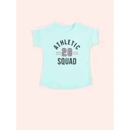 Pantaloons Junior Sea Green Cotton Printed T-Shirt-picture-26