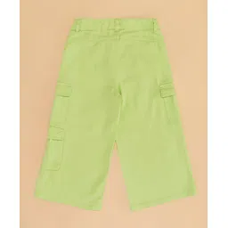 Pantaloons Junior Solid Pants - Green image 3