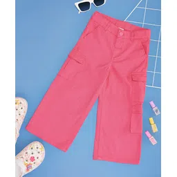 Pantaloons Junior Solid Pants - Pink-picture-37