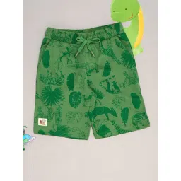Pantaloons Junior Stone Green Shorts-picture-26