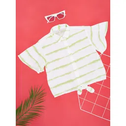 Pantaloons Junior Striped Flared Sleeve Top-picture-14