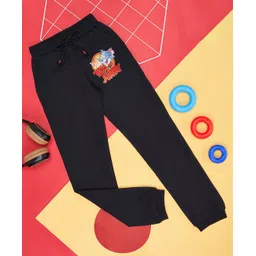 Pantaloons Junior Warner Bros Featuring Tom & Jerry Printed Track Pant - Black-picture-13