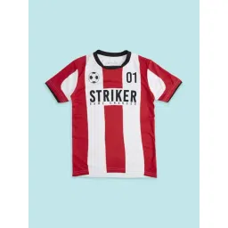 Pantaloons Junior White & Red Striped T-Shirt-picture-16