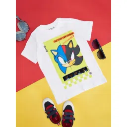 Pantaloons Junior White Cotton Printed T-Shirt-picture-13