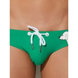 PANTEAZY Men Printed Basic Briefs LO-S01-FDG-G-S image 4