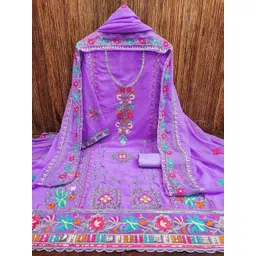 Panzora Embroidered Unstitched Dress Material-picture-39