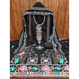 Panzora Embroidered Unstitched Dress Material-picture-10