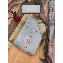 Panzora Floral Printed Unstitched Dress Material-picture-36