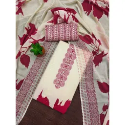 Panzora Floral Printed Unstitched Dress Material-picture-24