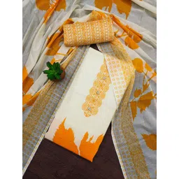 Panzora Floral Printed Unstitched Dress Material-picture-36