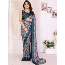 Panzora Floral Printed Woven Design Saree-picture-28