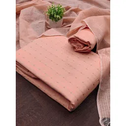 Panzora Geometric Woven Design Zari Jacquard Unstitched Dress Material-picture-32