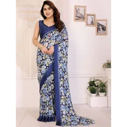 Panzora Women Floral Printed Saree-picture-31